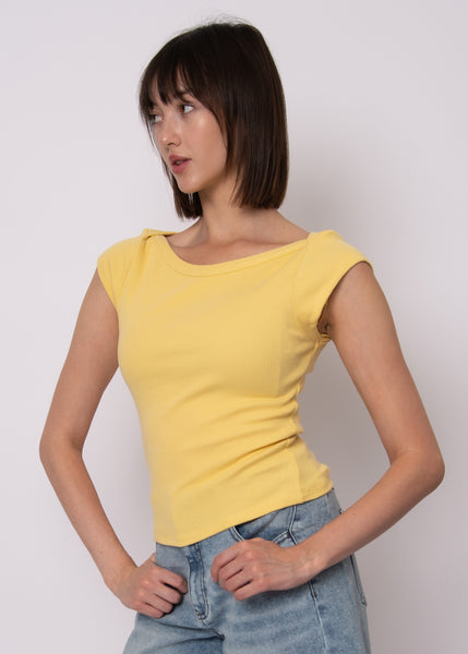 Kelly Boatneck Top-Corn- Rd Style - Uforia Muse 
