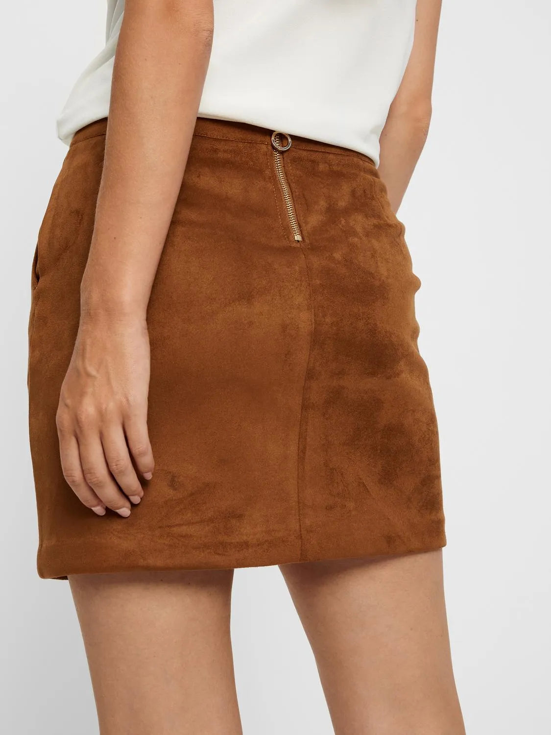 Donna Fauxsuede Skirt- Vero Moda