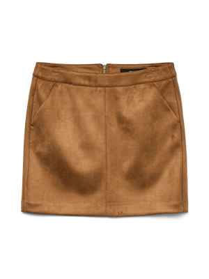 Donna Fauxsuede Skirt- Vero Moda