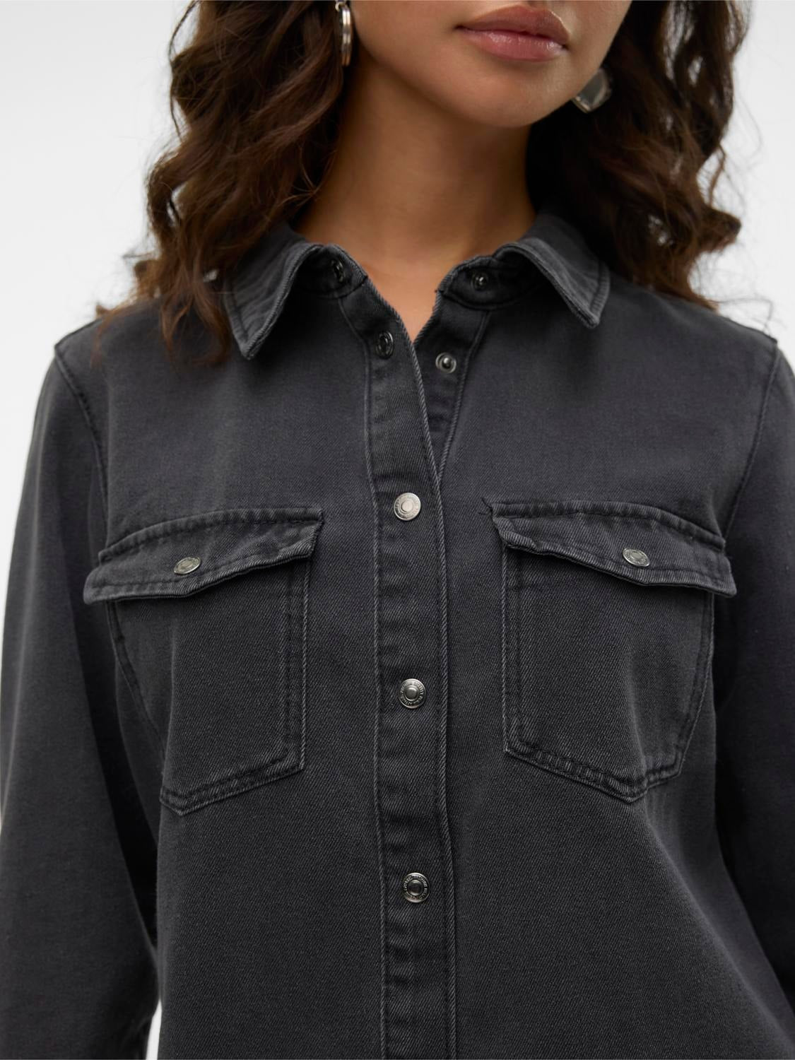 Jennie Denim Shirt- Vero Moda