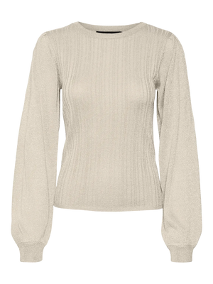 Talia Shimmer Pullover-Birch-Vero Moda