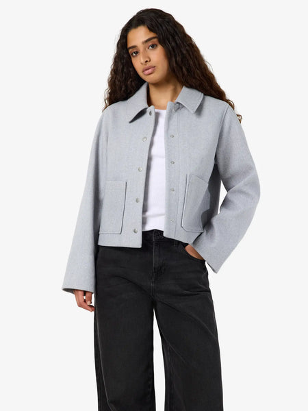Lucy Short Jacket-Soft Grey-Noisy May - Uforia Muse 