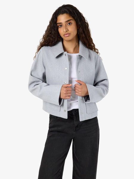 Lucy Short Jacket-Soft Grey-Noisy May - Uforia Muse 