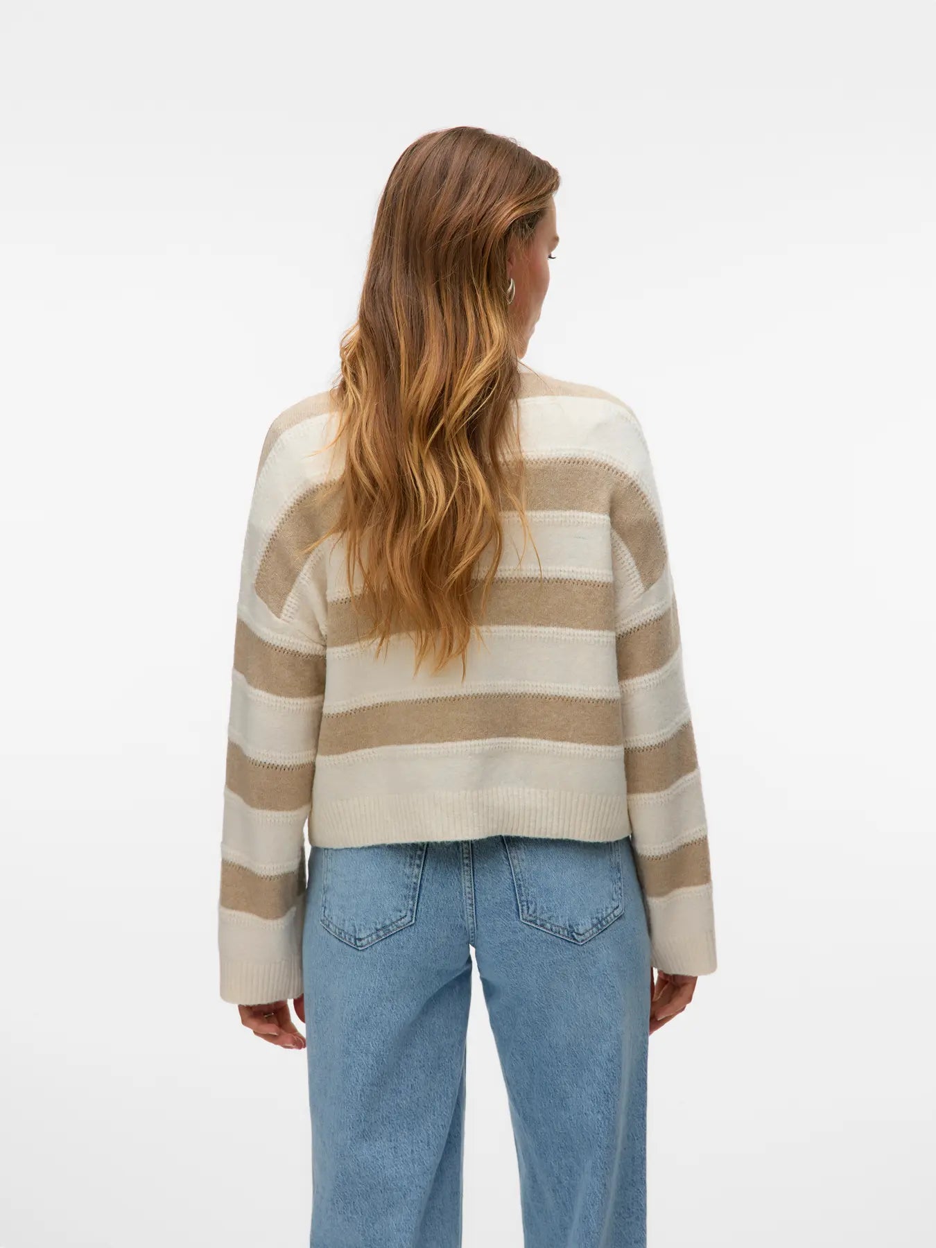Inez Highneck Knit Pullover-Vero Moda