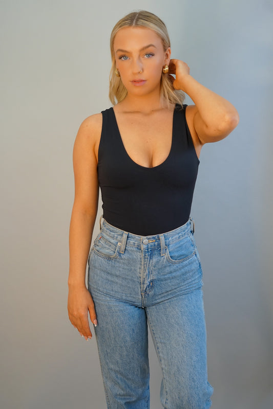 Valentina Double V Bodysuit- SECOND SKIN BY RD STYLE - Uforia Muse 
